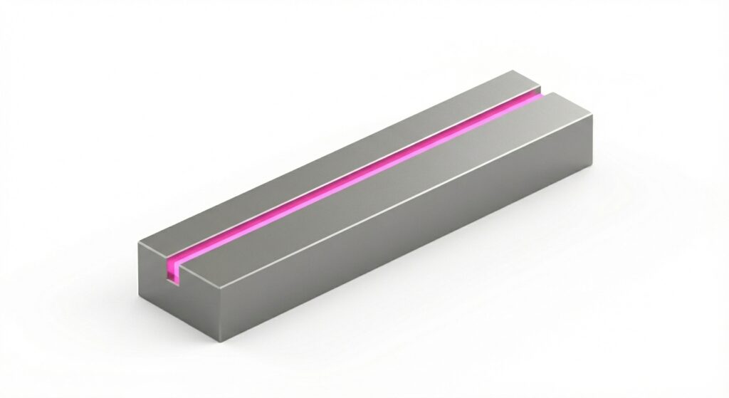 事例4 サンプル部品画像 — SKD11 溝入れ