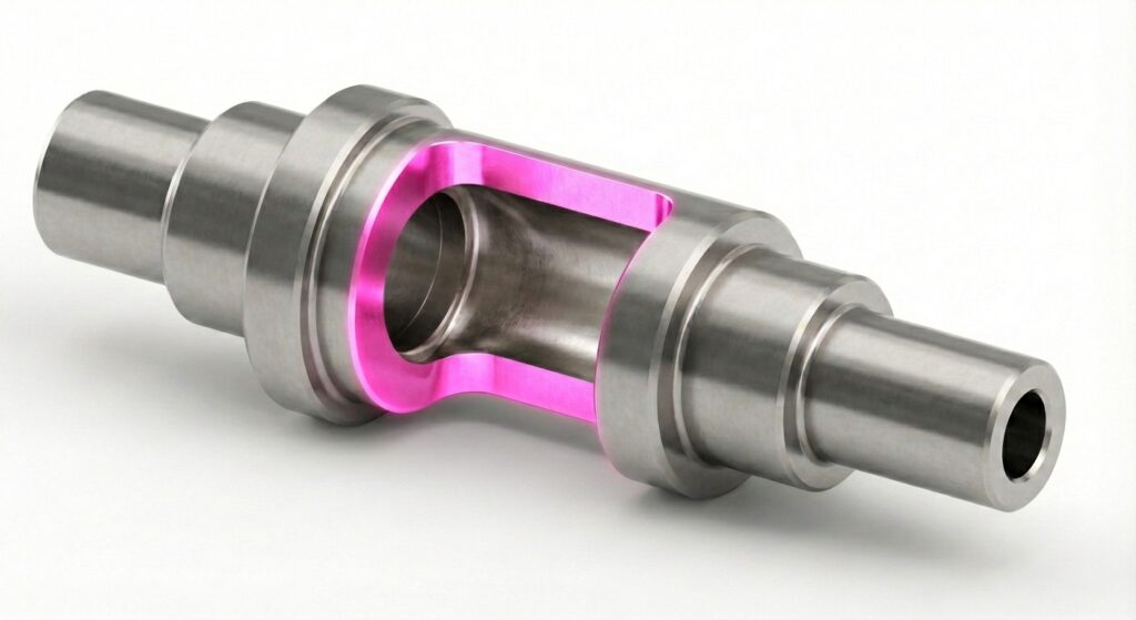 事例5 サンプル部品画像 — SUS430F 溝入れ